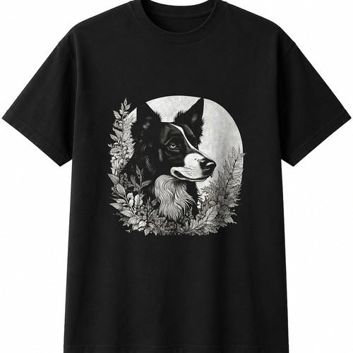 Tattoo border collie nature - tattoo,