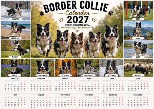 Border collie 2027 wall - collie,