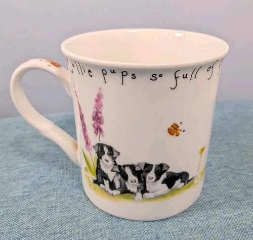 Collie puppies mug - collie, border