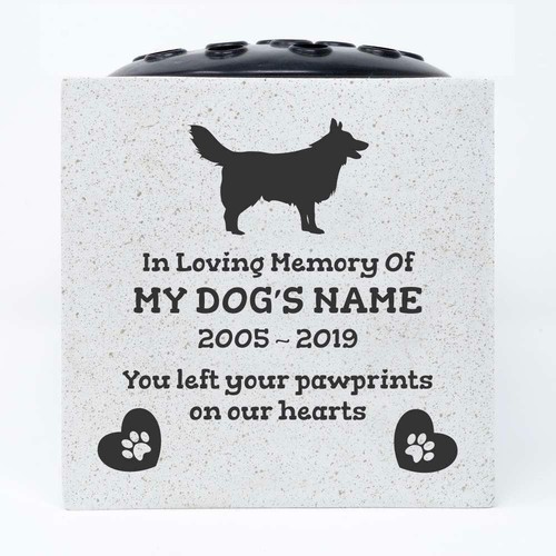 Border collie personalised pet - collie,