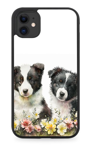 Border collie puppies - puppies, rubber