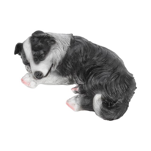 Border collie statue - border,