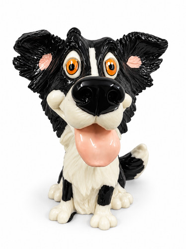 Border collie dog ornament - border,